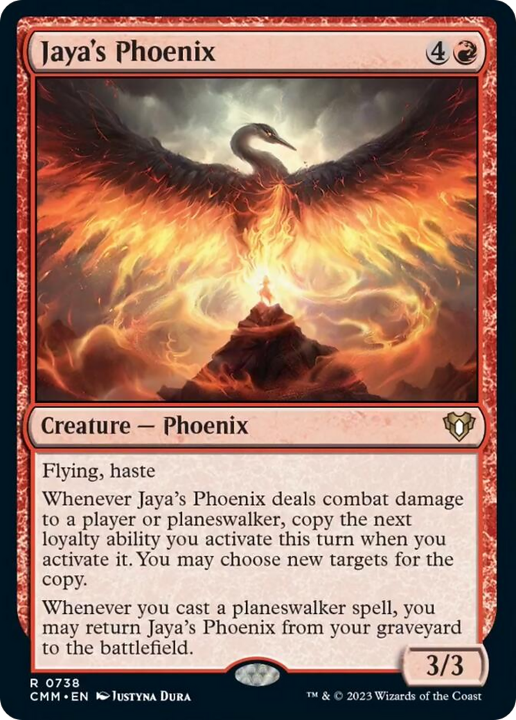 Jaya's Phoenix [Commander Masters] | Event Horizon Hobbies CA