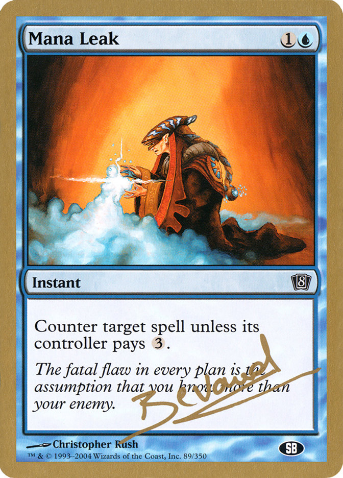 Mana Leak (Manuel Bevand) (SB) [World Championship Decks 2004] | Event Horizon Hobbies CA