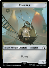 Thopter // Junk Double-Sided Token [Fallout Tokens] | Event Horizon Hobbies CA