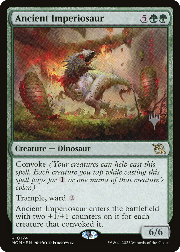 Ancient Imperiosaur (Promo Pack) [March of the Machine Promos] | Event Horizon Hobbies CA