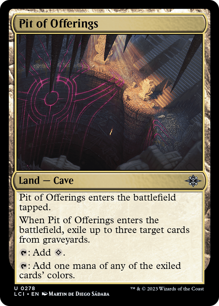 Pit of Offerings [The Lost Caverns of Ixalan] | Event Horizon Hobbies CA