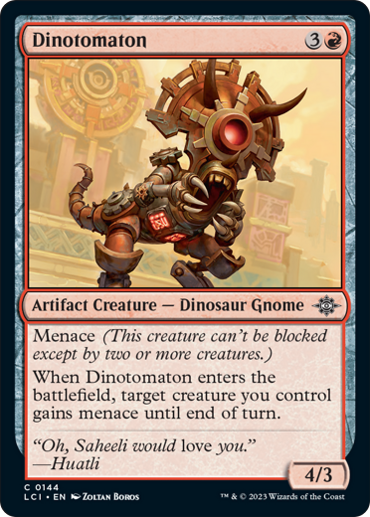 Dinotomaton [The Lost Caverns of Ixalan] | Event Horizon Hobbies CA