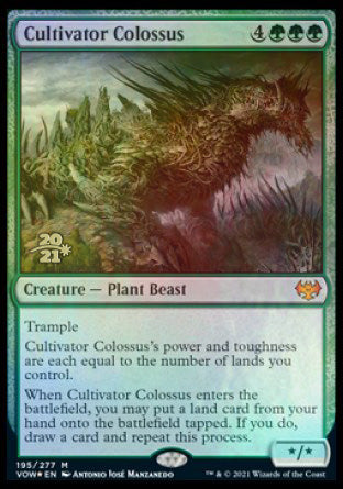 Cultivator Colossus [Innistrad: Crimson Vow Prerelease Promos] | Event Horizon Hobbies CA