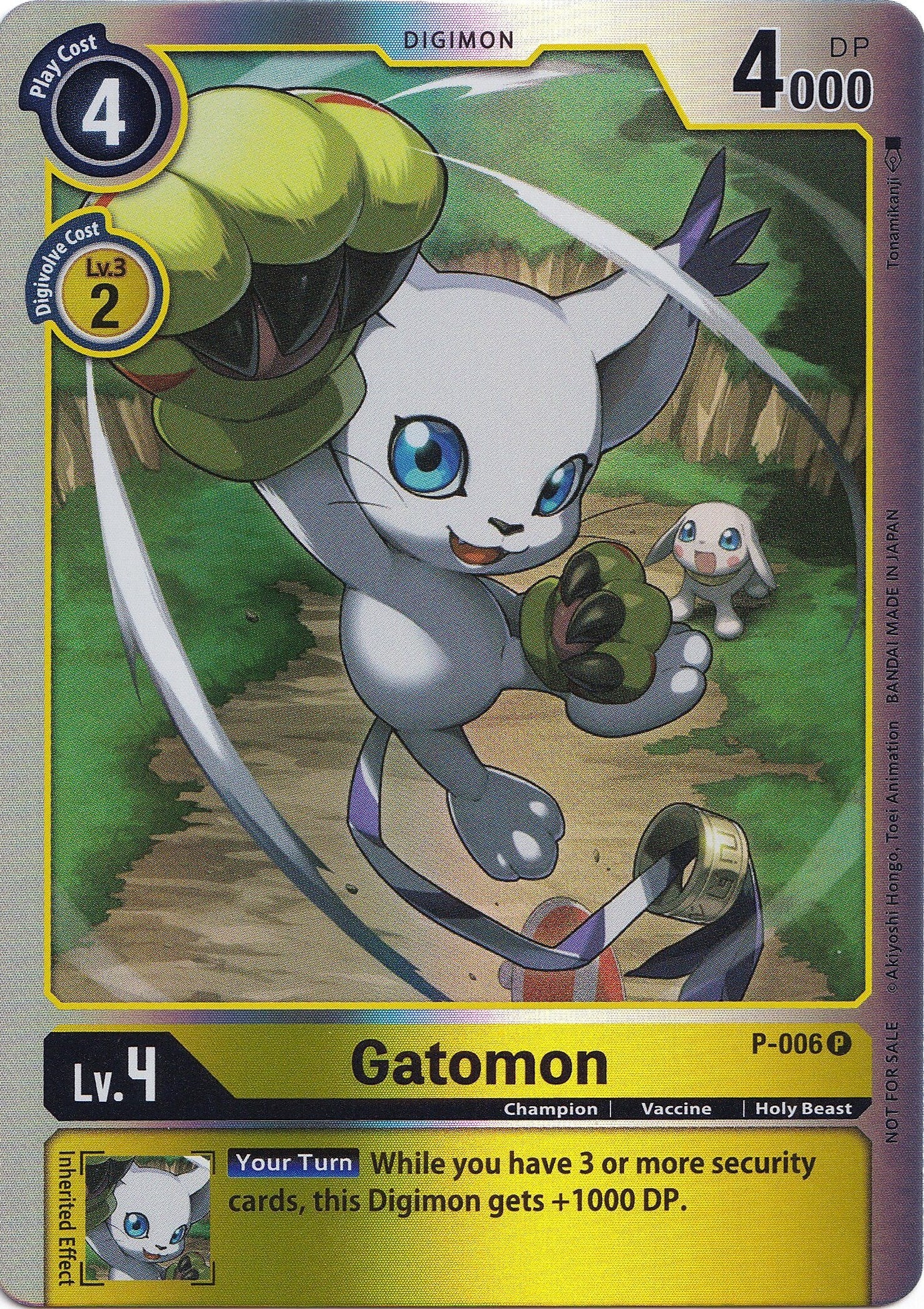 Gatomon [P-006] (Rainbow Foil) [Promotional Cards] | Event Horizon Hobbies CA