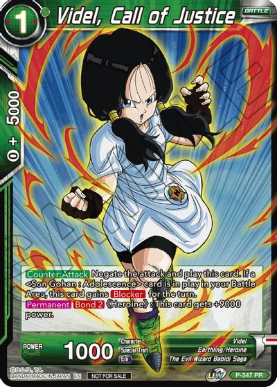 Videl, Call of Justice (P-347) [Tournament Promotion Cards] | Event Horizon Hobbies CA