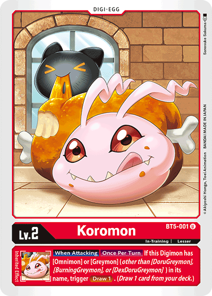 Koromon [BT5-001] [Battle of Omni] | Event Horizon Hobbies CA