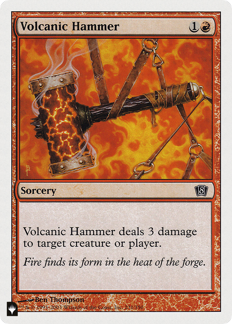 Volcanic Hammer [The List Reprints] | Event Horizon Hobbies CA