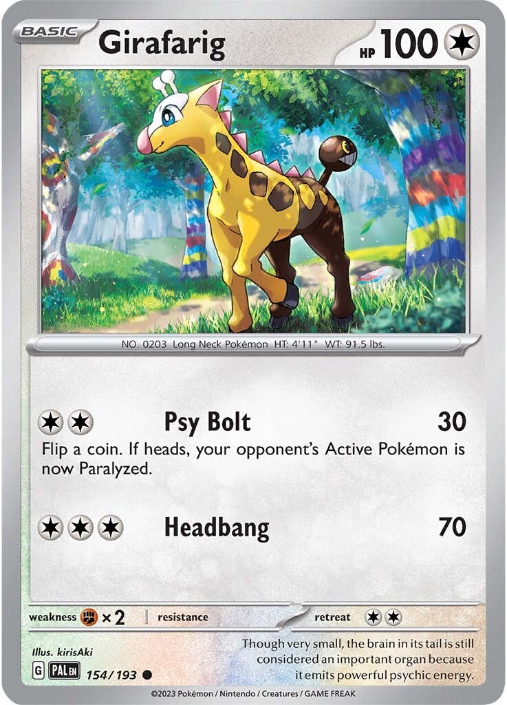 Girafarig (154/193) [Scarlet & Violet: Paldea Evolved] | Event Horizon Hobbies CA