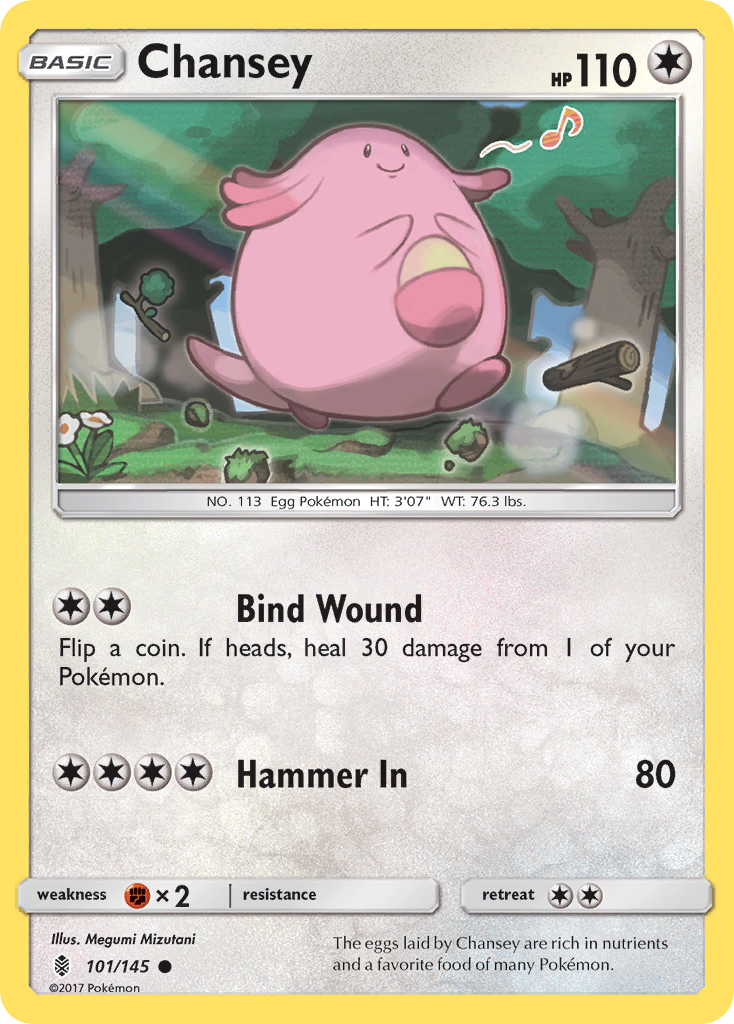 Chansey (101/145) [Sun & Moon: Guardians Rising] | Event Horizon Hobbies CA