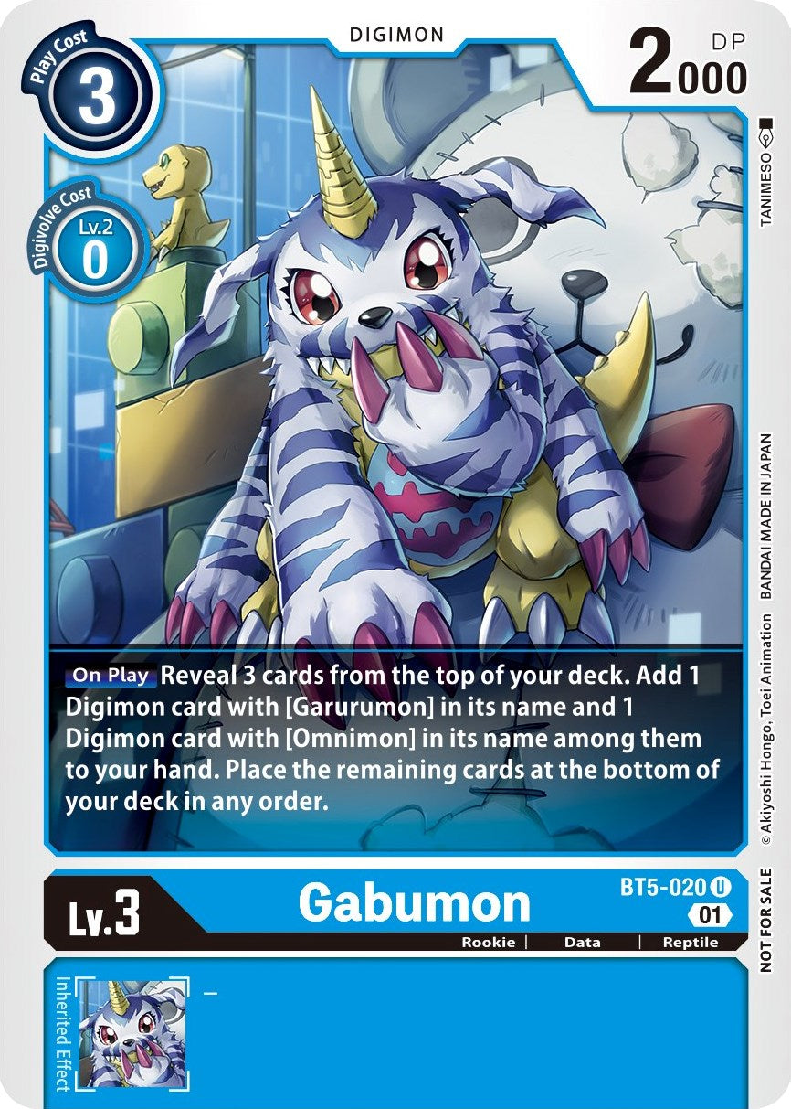 Gabumon [BT5-020] (Winner Pack New Awakening) [Battle of Omni] | Event Horizon Hobbies CA