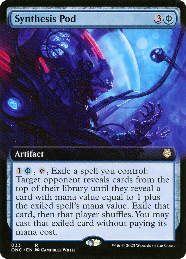 Synthesis Pod (Extended Art) [Phyrexia: All Will Be One Commander] | Event Horizon Hobbies CA