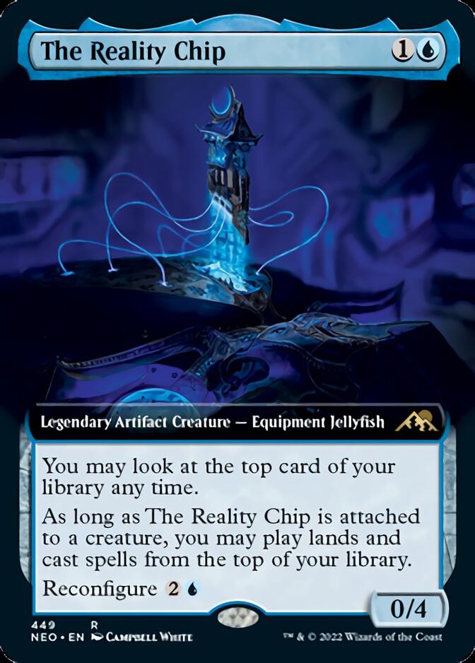 The Reality Chip (Extended Art) [Kamigawa: Neon Dynasty] | Event Horizon Hobbies CA