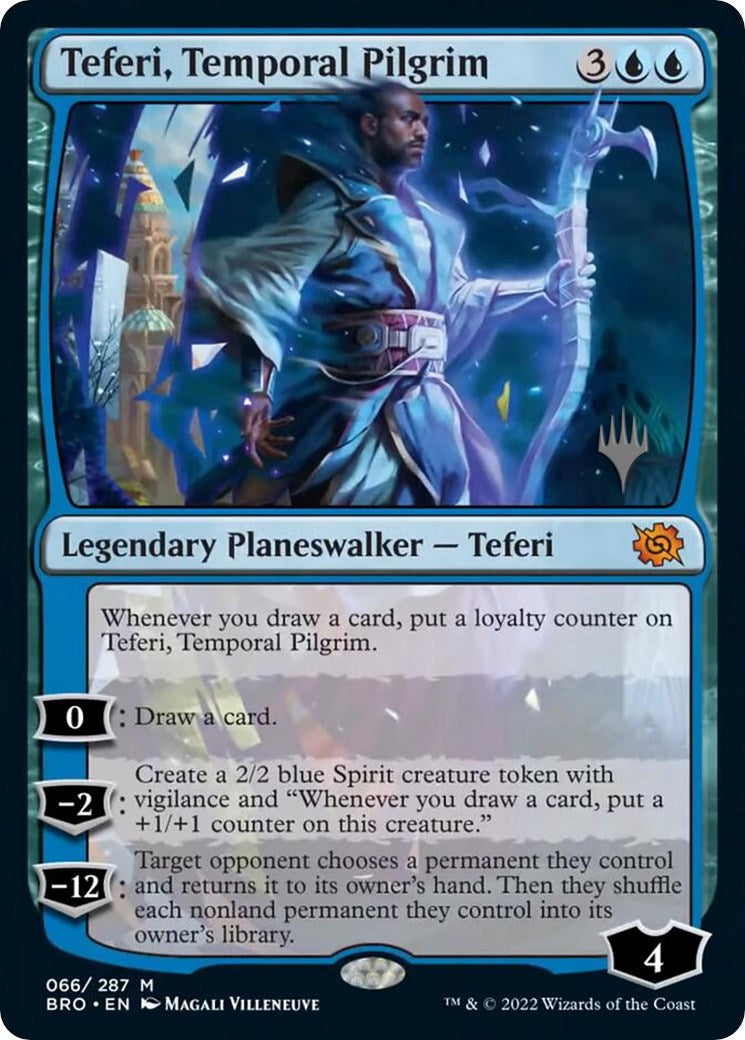 Teferi, Temporal Pilgrim (Promo Pack) [The Brothers' War Promos] | Event Horizon Hobbies CA