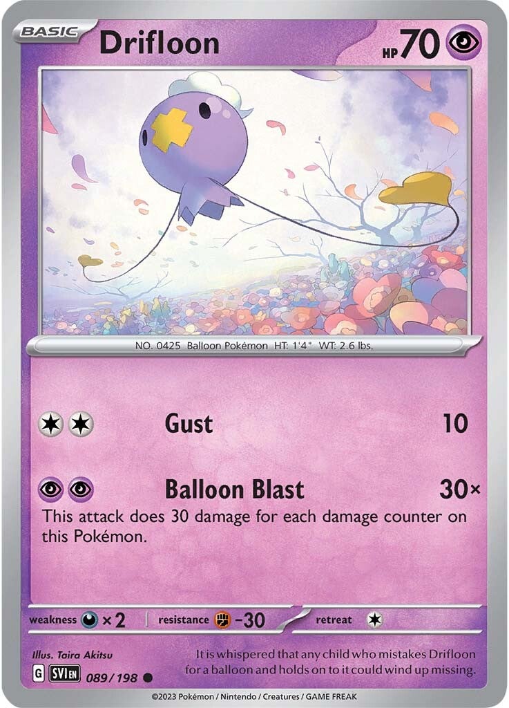 Drifloon (089/198) [Scarlet & Violet: Base Set] | Event Horizon Hobbies CA