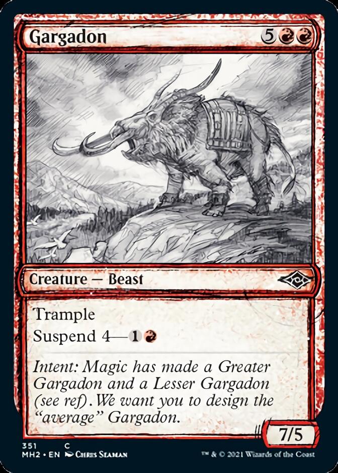 Gargadon (Sketch) [Modern Horizons 2] | Event Horizon Hobbies CA