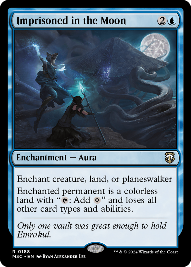 Imprisoned in the Moon (Ripple Foil) [Modern Horizons 3 Commander] | Event Horizon Hobbies CA