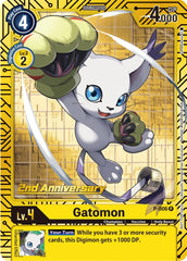 Gatomon [P-006] (2nd Anniversary Card Set) [Promotional Cards] | Event Horizon Hobbies CA