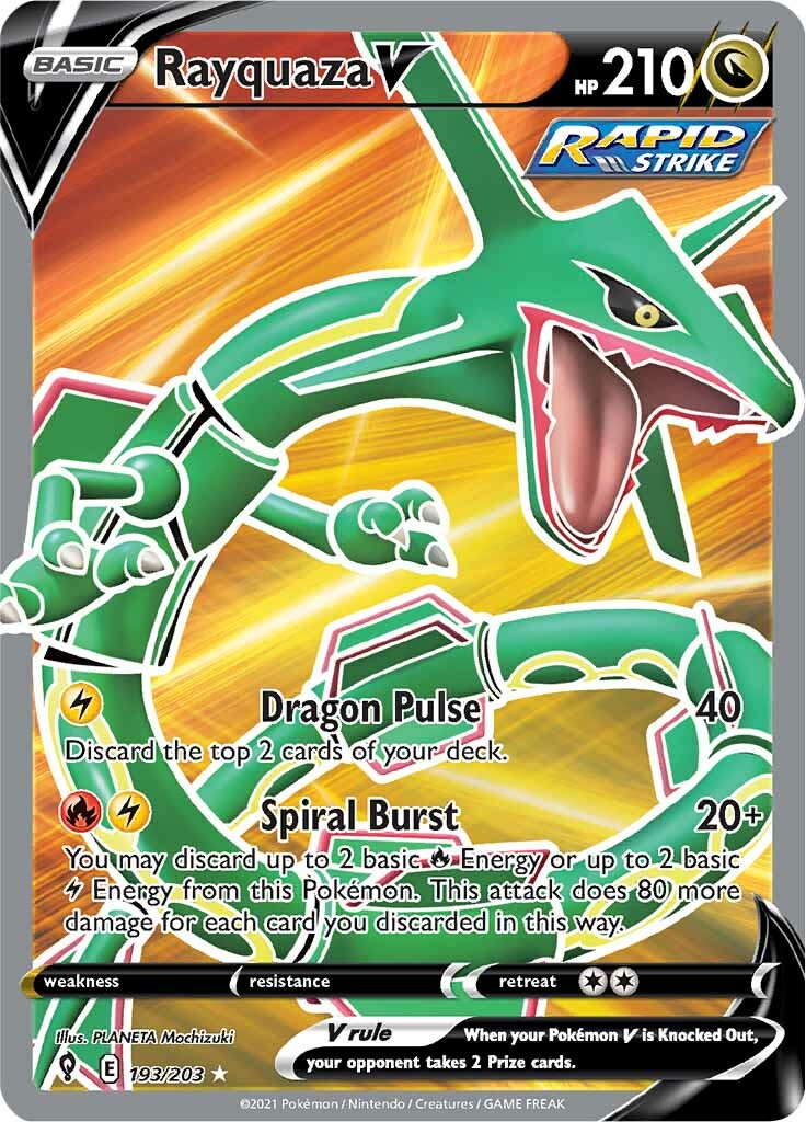 Rayquaza V (193/203) [Sword & Shield: Evolving Skies] | Event Horizon Hobbies CA