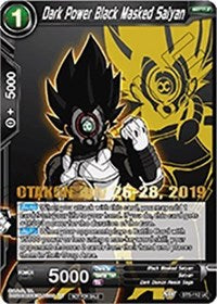 Dark Power Black Masked Saiyan (OTAKON 2019) (BT5-112_PR) [Promotion Cards] | Event Horizon Hobbies CA