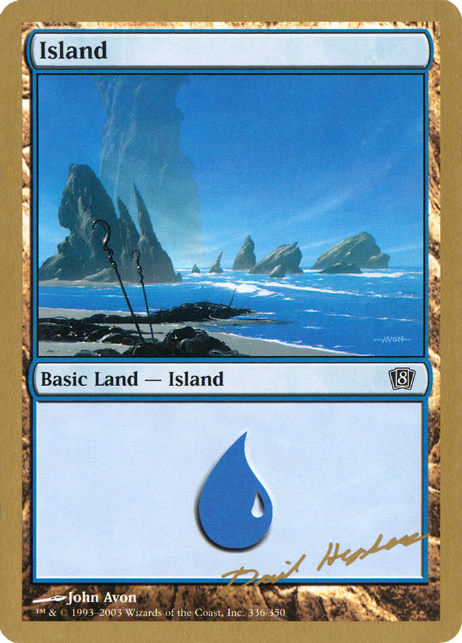 Island (dh336) (Dave Humpherys) [World Championship Decks 2003] | Event Horizon Hobbies CA