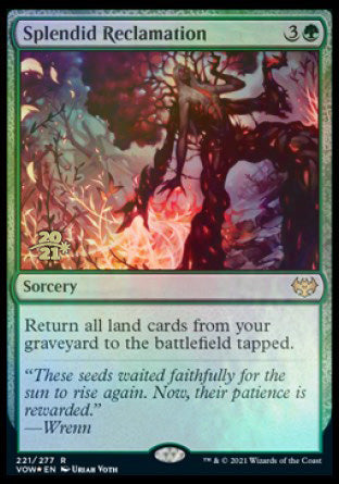 Splendid Reclamation [Innistrad: Crimson Vow Prerelease Promos] | Event Horizon Hobbies CA