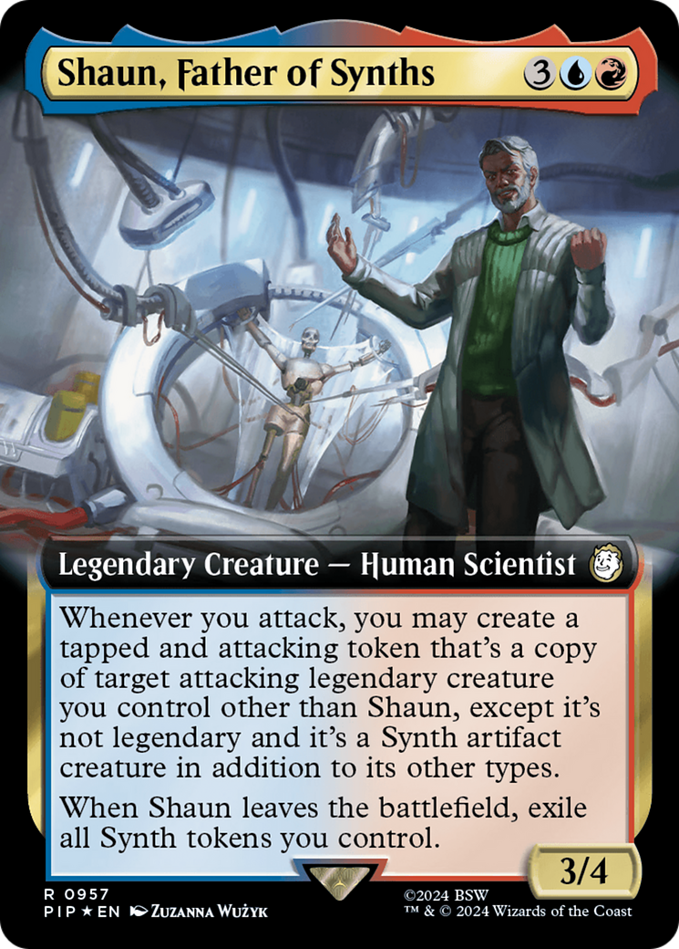 Shaun, Father of Synths (Extended Art) (Surge Foil) [Fallout] | Event Horizon Hobbies CA