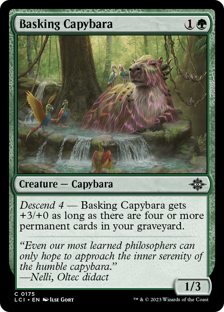 Basking Capybara [The Lost Caverns of Ixalan] | Event Horizon Hobbies CA