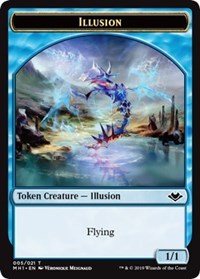 Illusion (005) // Myr (019) Double-Sided Token [Modern Horizons Tokens] | Event Horizon Hobbies CA