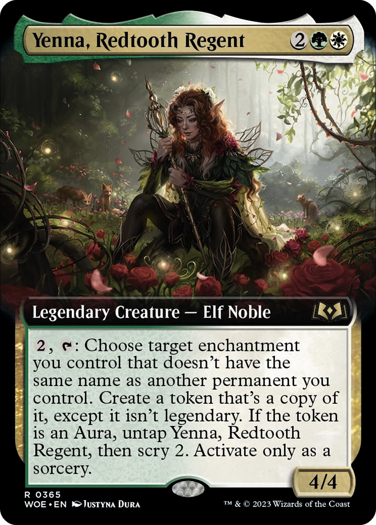 Yenna, Redtooth Regent (Extended Art) [Wilds of Eldraine] | Event Horizon Hobbies CA