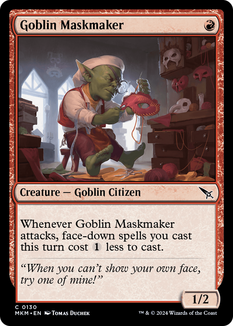 Goblin Maskmaker [Murders at Karlov Manor] | Event Horizon Hobbies CA