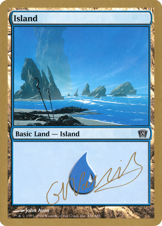 Island (gn336) (Gabriel Nassif) [World Championship Decks 2004] | Event Horizon Hobbies CA