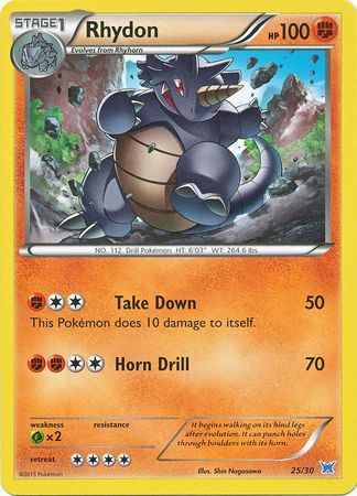 Rhydon (25/30) [XY: Trainer Kit 2 - Latios] | Event Horizon Hobbies CA