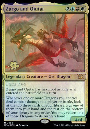 Zurgo and Ojutai [March of the Machine Prerelease Promos] | Event Horizon Hobbies CA