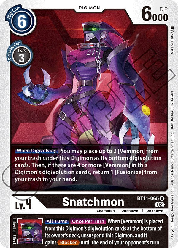 Snatchmon [BT11-065] [Dimensional Phase] | Event Horizon Hobbies CA