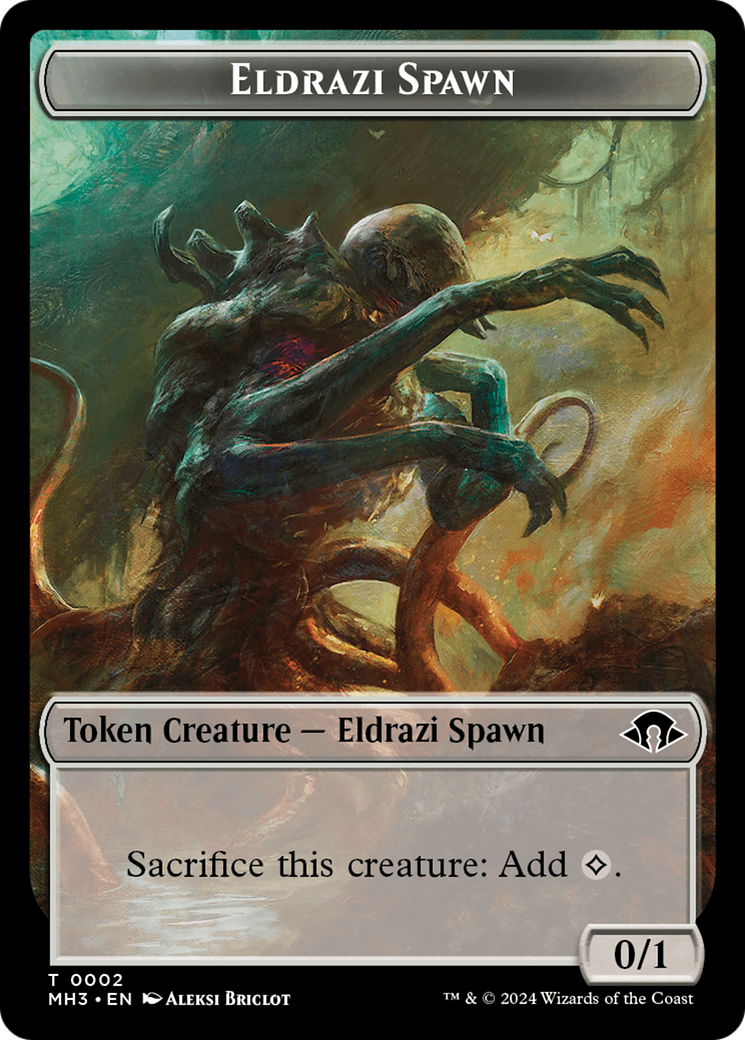 Eldrazi Spawn // Spirit (0028) Double-Sided Token [Modern Horizons 3 Tokens] | Event Horizon Hobbies CA