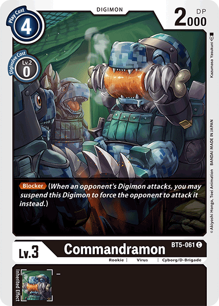 Commandramon [BT5-061] [Battle of Omni] | Event Horizon Hobbies CA