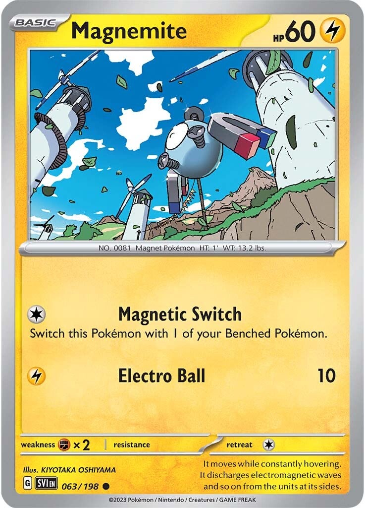 Magnemite (063/198) [Scarlet & Violet: Base Set] | Event Horizon Hobbies CA