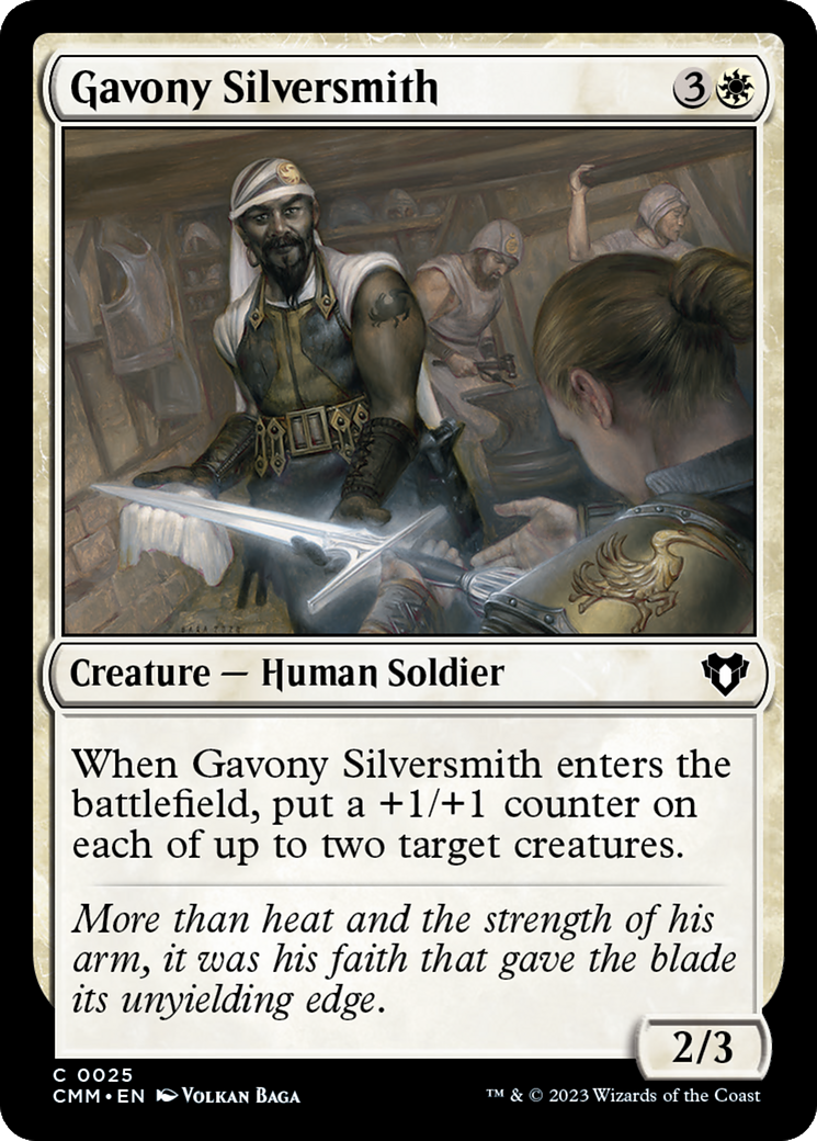 Gavony Silversmith [Commander Masters] | Event Horizon Hobbies CA