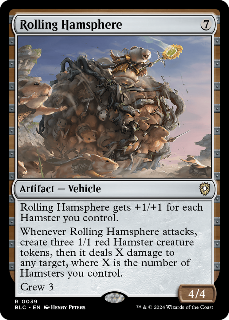 Rolling Hamsphere [Bloomburrow Commander] | Event Horizon Hobbies CA