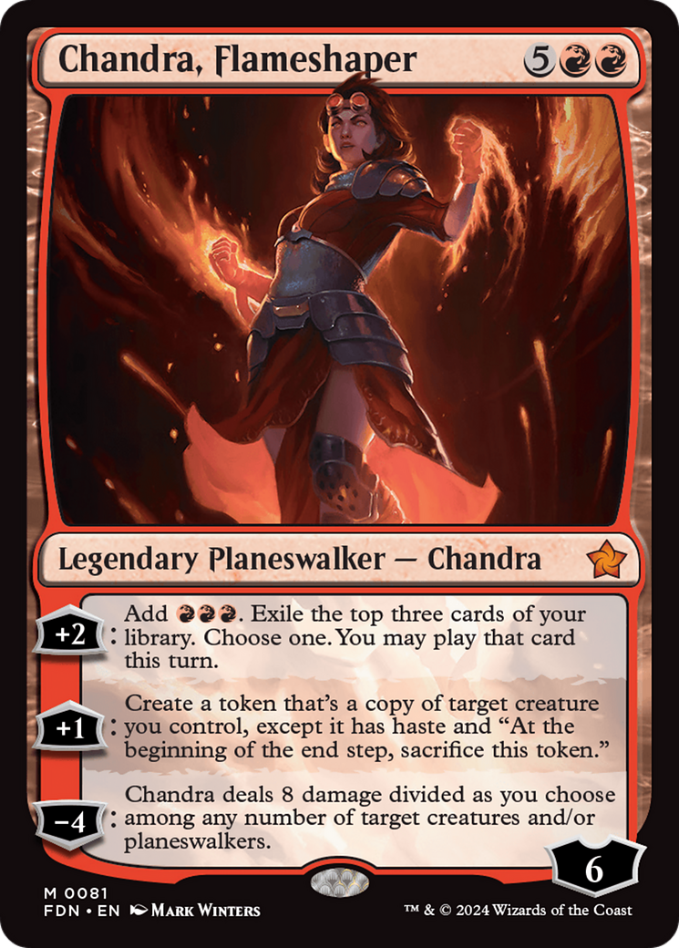 Chandra, Flameshaper [Foundations] | Event Horizon Hobbies CA