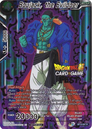 Boujack, the Evildoer (Card Game Fest 2022) (BT13-047) [Tournament Promotion Cards] | Event Horizon Hobbies CA