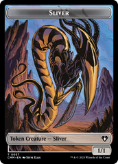 Sliver Army // Sliver Double-Sided Token [Commander Masters Tokens] | Event Horizon Hobbies CA