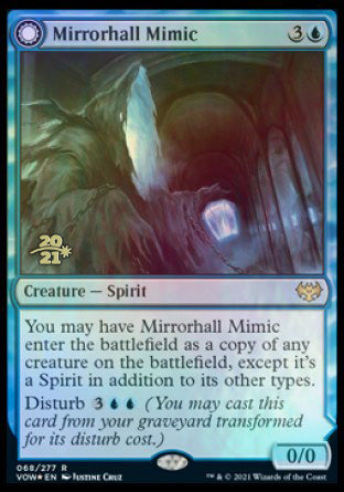 Mirrorhall Mimic // Ghastly Mimicry [Innistrad: Crimson Vow Prerelease Promos] | Event Horizon Hobbies CA