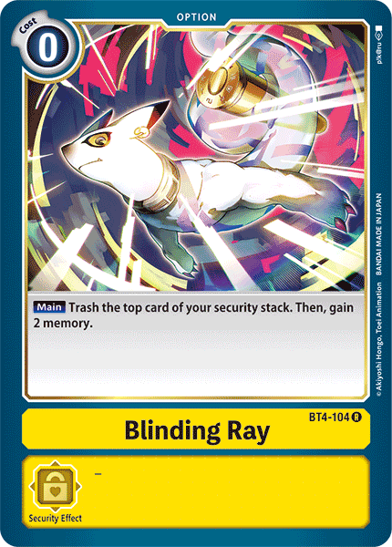 Blinding Ray [BT4-104] [Great Legend] | Event Horizon Hobbies CA