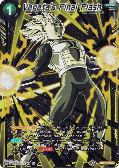 Vegeta's Final Flash (Collector's Selection Vol. 1) (BT9-133) [Promotion Cards] | Event Horizon Hobbies CA