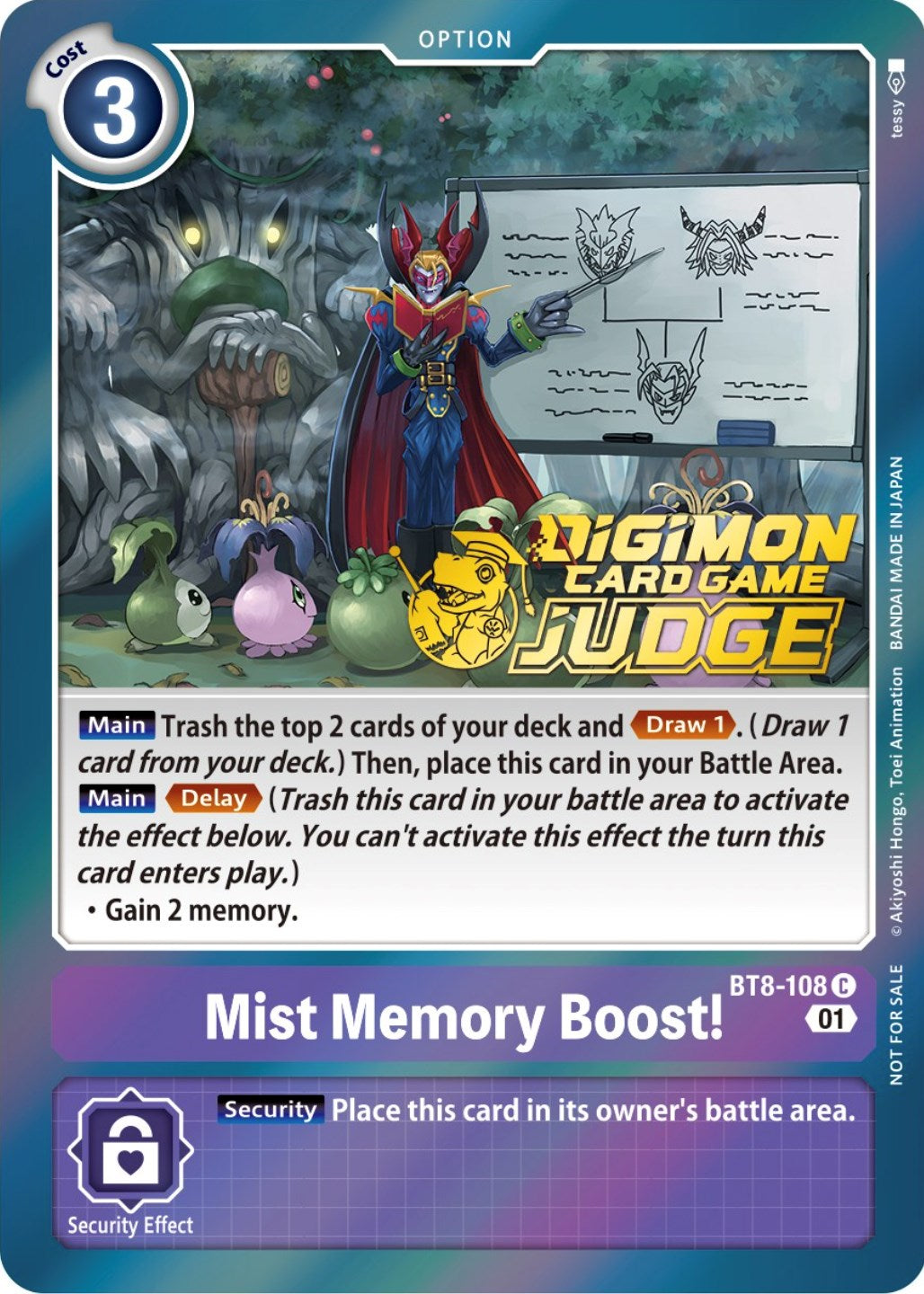 Mist Memory Boost! [BT8-108] (Judge Pack 3) [New Awakening Promos] | Event Horizon Hobbies CA