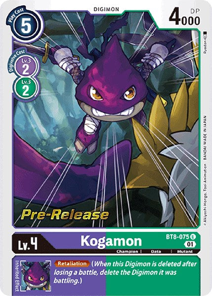 Kogamon [BT8-075] [New Awakening Pre-Release Cards] | Event Horizon Hobbies CA