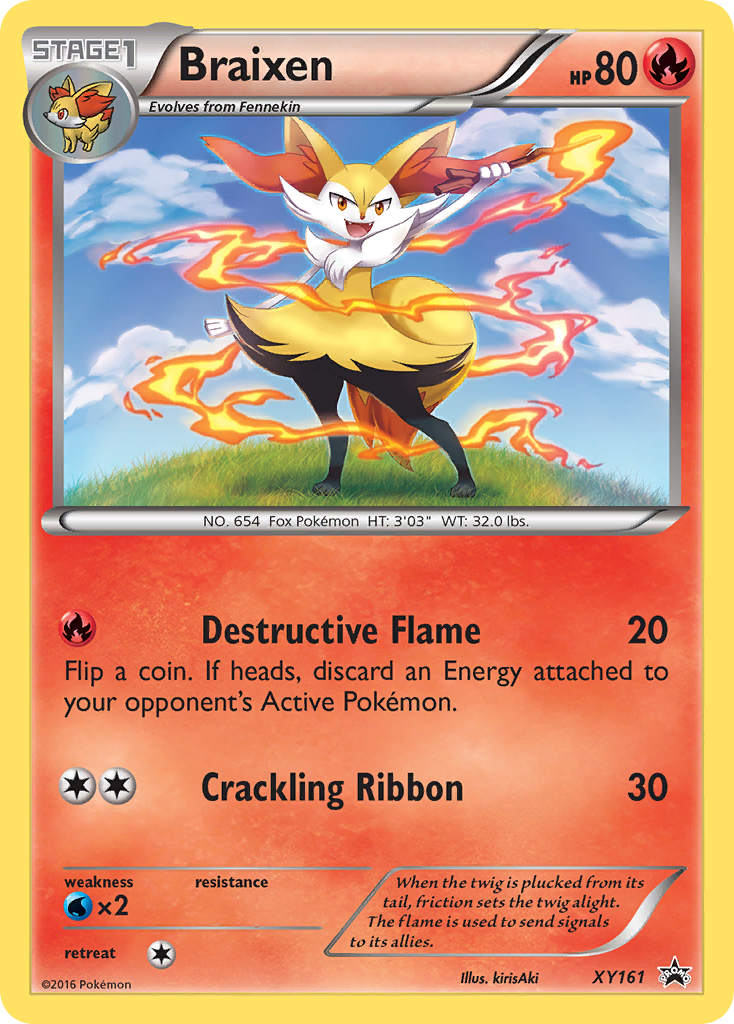 Braixen (XY161) [XY: Black Star Promos] | Event Horizon Hobbies CA