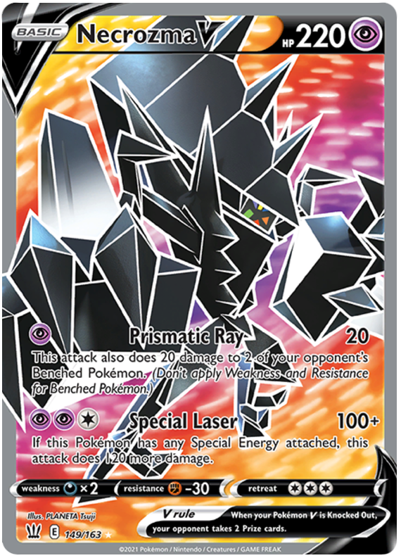 Necrozma V (149/163) [Sword & Shield: Battle Styles] | Event Horizon Hobbies CA