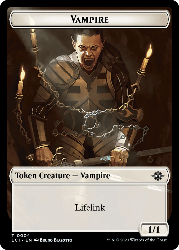 Vampire // Skeleton Pirate Double-Sided Token [The Lost Caverns of Ixalan Tokens] | Event Horizon Hobbies CA